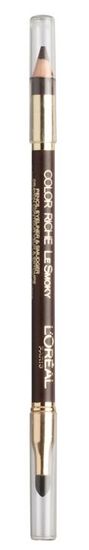 Loreal Paris olovka za oči Color Riche Le Smoky 204 Brown Fusion, smeđa