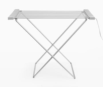 Ceramic Blade električni stalak za sušenje rublja InnovaGoods, sivi, 120 W (8 šipki)