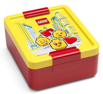 LEGO Bags Iconic girl posuda za užinu, žuto crvena