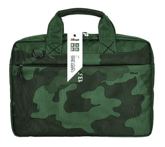 Trust torba za prijenosno računalo Bari, 33,8 cm (13,3''), vojna, 21162
