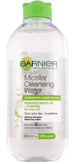 Garnier micelarna voda Skin Naturals, za mješovitu i osjetljivu kožu, 400 ml