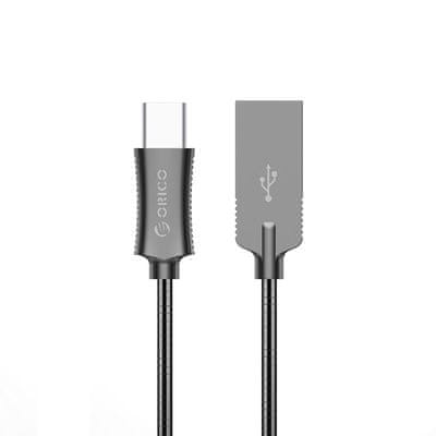 Orico kabel HTS-10, USB-C u USB-A, 1 m, metalni