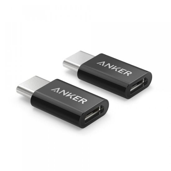 Anker USB-C u Micro USB adapter, crni