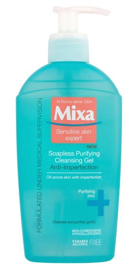 Mixa gel za čišćenje, protiv nesavršenosti kože, 200 ml