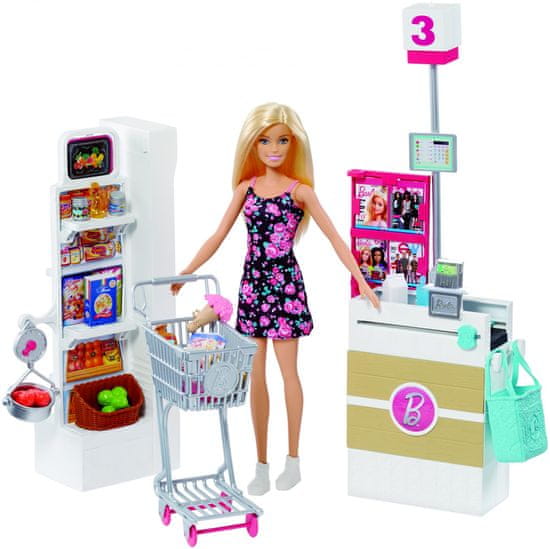Mattel Barbie i igrači set Supermarket