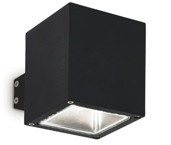 Ideal Lux vanjski zidna lampa Snif Square AP1 nero 123080, crna