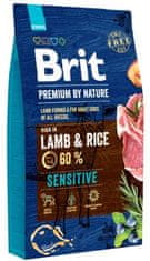 Brit hrana za pse Premium by Nature Sensitive, janjetina, 8 kg