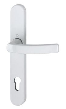 Hoppe aluminijska kvaka za profilna ulazna vrata (pvc i aluminij) Liege F9016 za cilindar