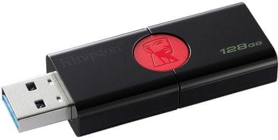 Kingston USB disk 128GB DT106, 3.1/3.0, crno-crveni, klizni priključak (DT106/128GB)