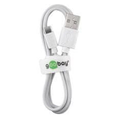 Goobay USB-C polnilni in povezovalni kabel, 2m, bel
