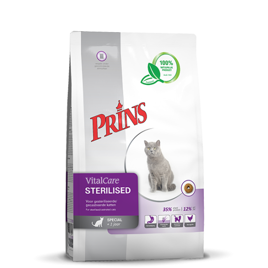 Prins hrana za sterilizirane mačke VitalCare Sterilised, 1,5 kg
