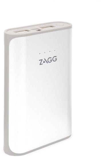 ZAGG vanjska baterija powerbank 6000 mAh, bijela