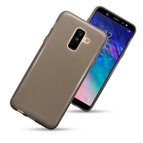 Ultra tanka silikonska maskica za Samsung Galaxy J6 2018, prozirno crna