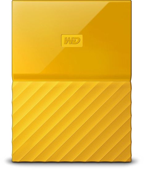 Western Digital vanjski prijenosni disk My Passport 2 TB, USB 3.0, žuti