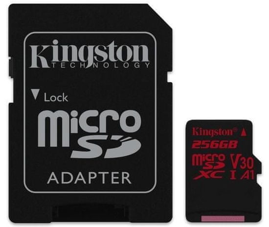 Kingston memorijska kartica 256GB, Canvas React SDXC UHS-I, V30