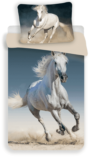 Jerry Fabrics posteljina sa slikom konja 03