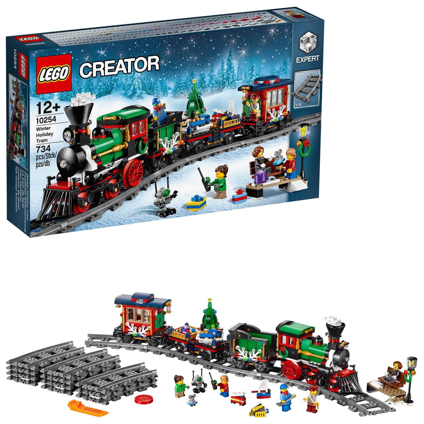 LEGO zimski prazni ki vlak Creator Expert 10254 MALL.HR