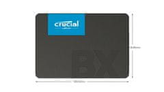 Crucial SSD disk BX500, 240 GB, 2.5'' SATA 3D TLC, 7 mm