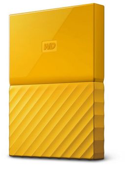 My Passport, 2 TB, USB 3.0, žuti