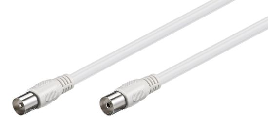 Goobay antenski kabel, A, 1 m, bijeli