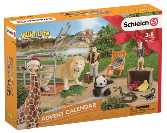 Schleich adventni kalendar 2018, Divlje životinje