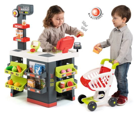 Smoby trgovina Citymarket, sivo zelena