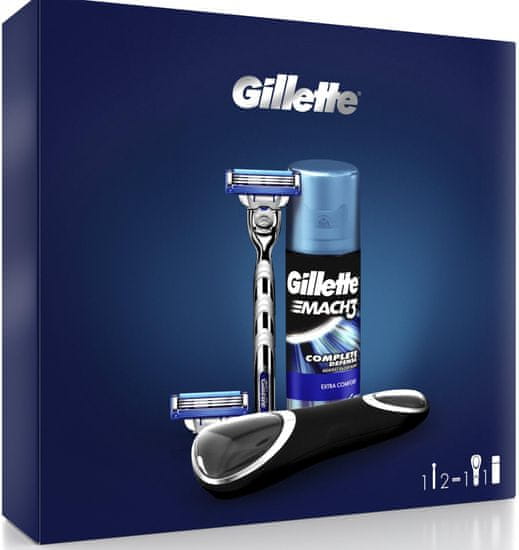 Gillette Mach3 Turbo britvica + zamjenske glave + gel za brijanje