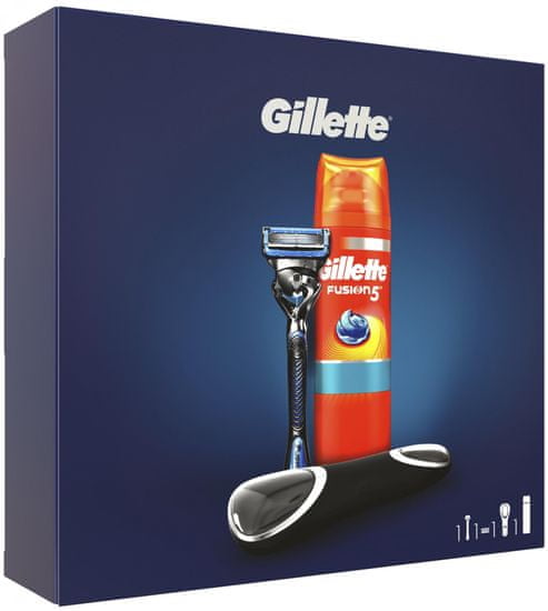 Gillette Fusion5 ProShield britvica + gel za brijanje + putni etui