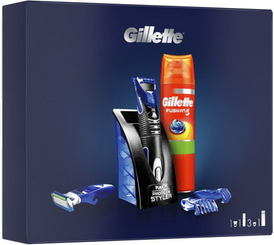 Gillette višenamjenski brijač + Fusion5 Sensitive gel za brijanje