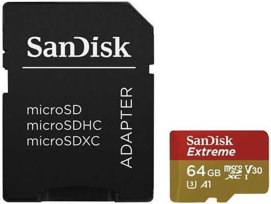 SanDisk memorijska karticaExtreme microSDXC A1, 64GB