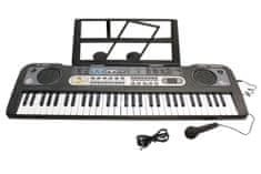 Unikatoy klavir s mikrofonom s MQ zaslonom BAT.ŠK. 25035, 61 tipka