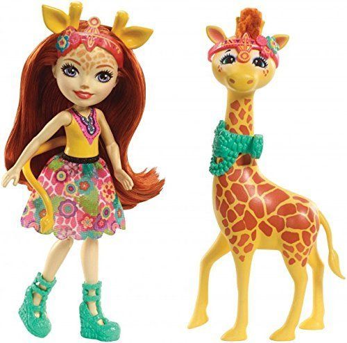 Mattel Enchantimals lutka Gillian i žirafa
