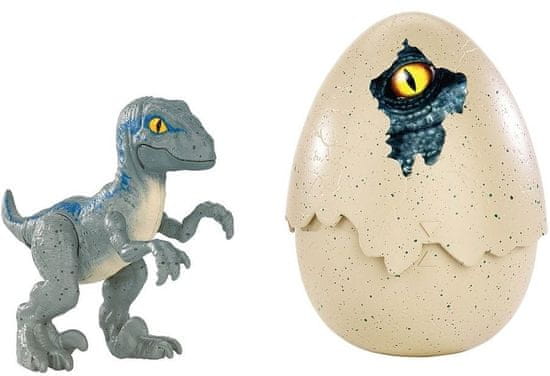 Mattel Jurski svet jaje - Velociraptor Blue
