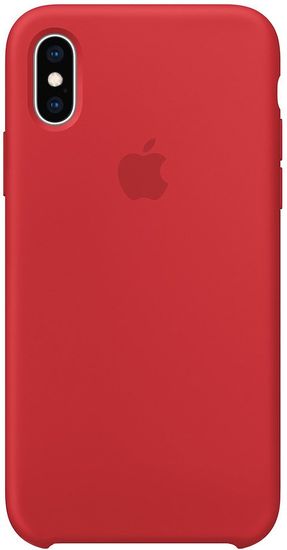 Apple silikonska maskica MRWC2ZM/A za telefon iPhone XS (PRODUCT)RED, crvena