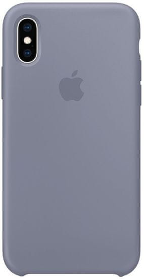 Apple silikonska maskica MTFC2ZM/A za telefon iPhone XS, siva