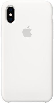 Apple silikonska maskica MRW82ZM/A za telefon iPhone XS, bijela