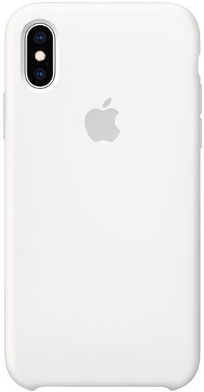 Apple silikonska maskica MRW82ZM/A za telefon iPhone XS, bijela