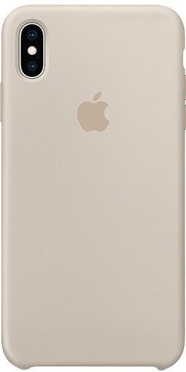 Apple silikonska maskica za iPhone XS Max, sivo bijela MTFF2ZM/A