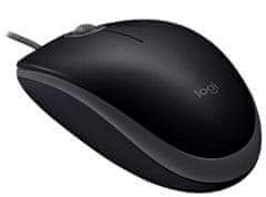Logitech računalni miš B110 Silent, crni