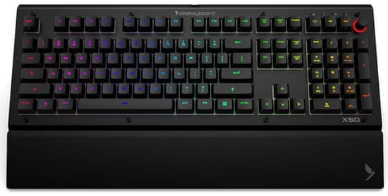 Das Keyboard tipkovnica X50Q, Gamma Zulu Soft, USB, crna, UK HRV