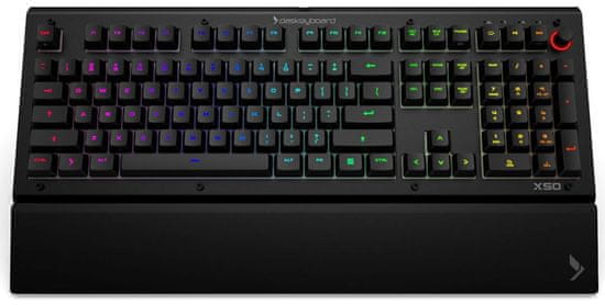 Das Keyboard tipkovnica X50Q, Gamma Zulu Soft, USB, crna, US