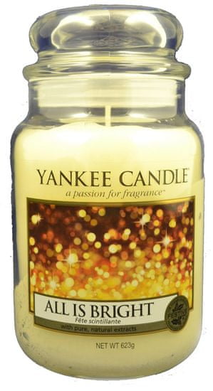 Yankee Candle Classic velika svijeća All is Bright, 623 g