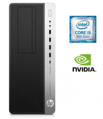 HP stolno računalo EliteDesk 800 G4 TWR i5-8500/16GB/SSD512GB/GTX1060/W10P (4KW84EA#BED)
