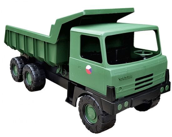Teddies kamion s prikolicom Tatra 815, 75 cm, kaki