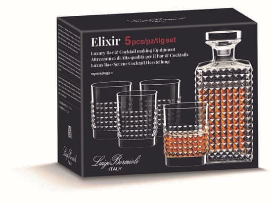 Luigi Bormioli set za viski Elixir, 5-dijelni