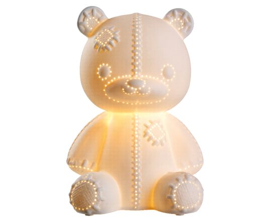 Kaemingk stolna svjetiljka porculanski Medvjed, 16x18x26cm