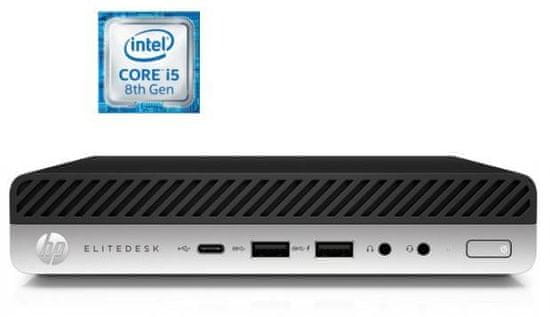 HP stolno računalo EliteDesk 800 G4 DM i5-8500/8GB/SSD256GB/W10P (4KX36EA#BED)