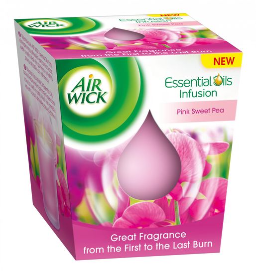 Air wick mirisna svijeća Essential Oils Infusion, sredozemna ruža, 150 g