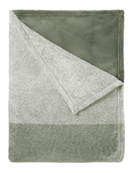 Mistral Home flanel deka Khaki, 130 x 170 cm