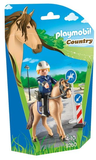 Playmobil policajac na konju 9260